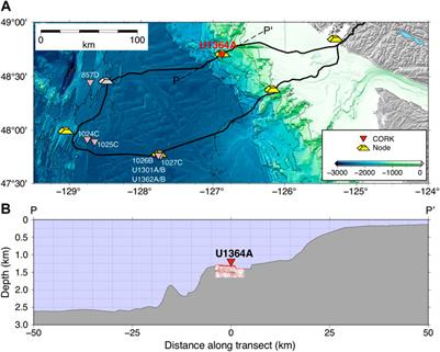 A Long-Term Geothermal Observatory Across Subseafloor Gas Hydrates, IODP Hole U1364A, Cascadia Accretionary Prism